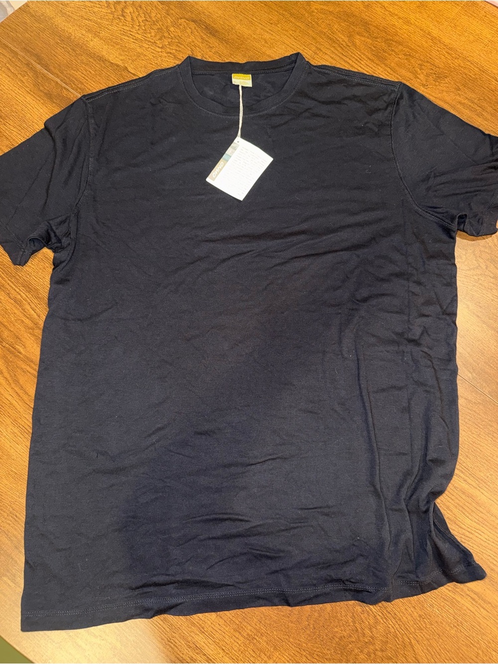 ONNO black Crew Neck T-Shirt XL NWT - Picture 3 of 6